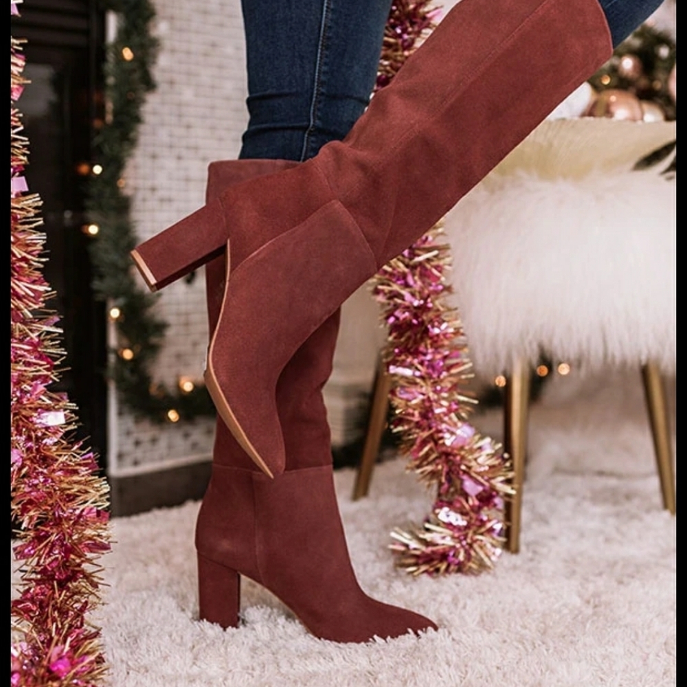 NWT Suede Boots